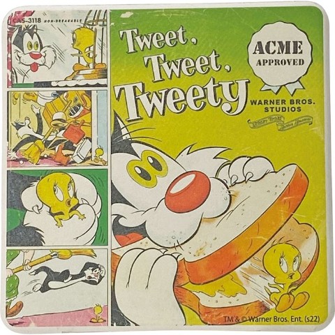 【ルーニー・テューンズ】吸水コースター トゥイーティ＆シルベスター コミック