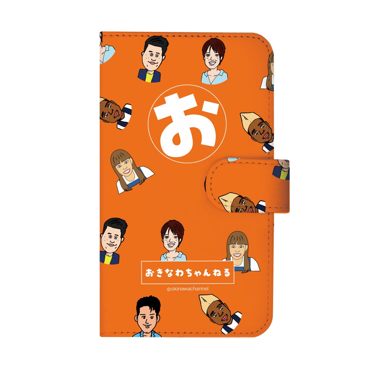 【おきなわちゃんねる】スマホケース マルチスライド汎用タイプ