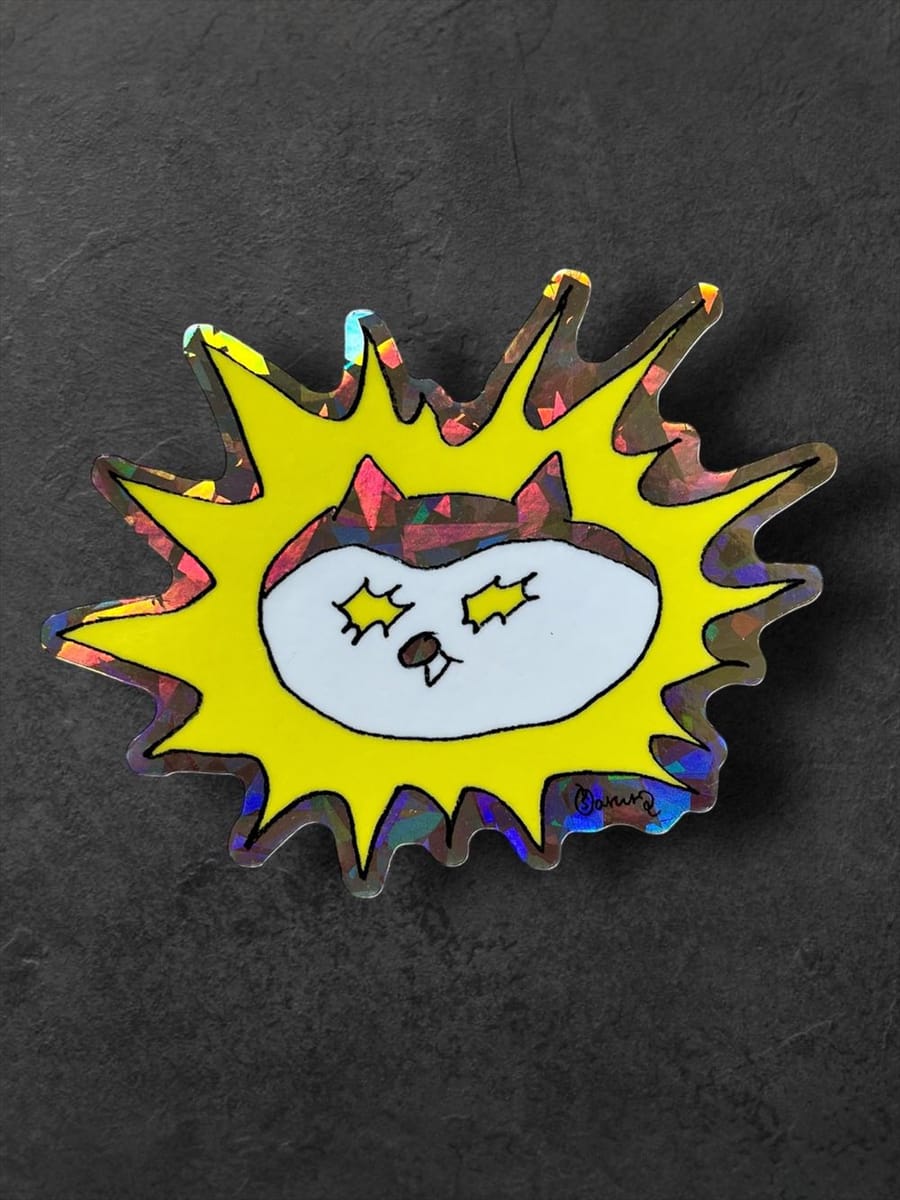 【おかみんぐ】カッ！ぷっちゃんホログラムステッカー