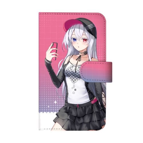 【Sennzai】スマホケース手帳タイプ PK