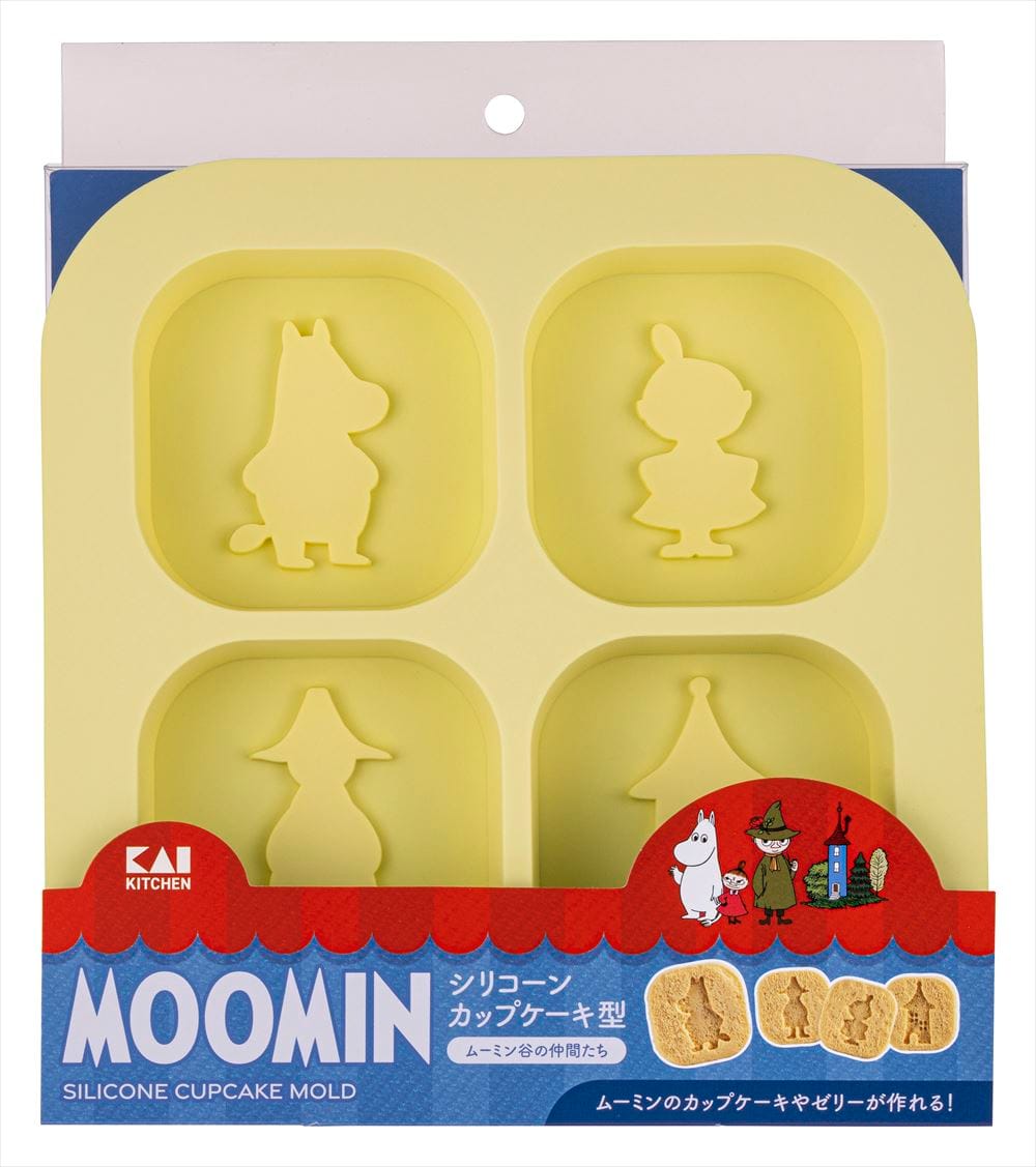 【ムーミン】シリコーンカップケーキ型（ムーミン谷の仲間たち）