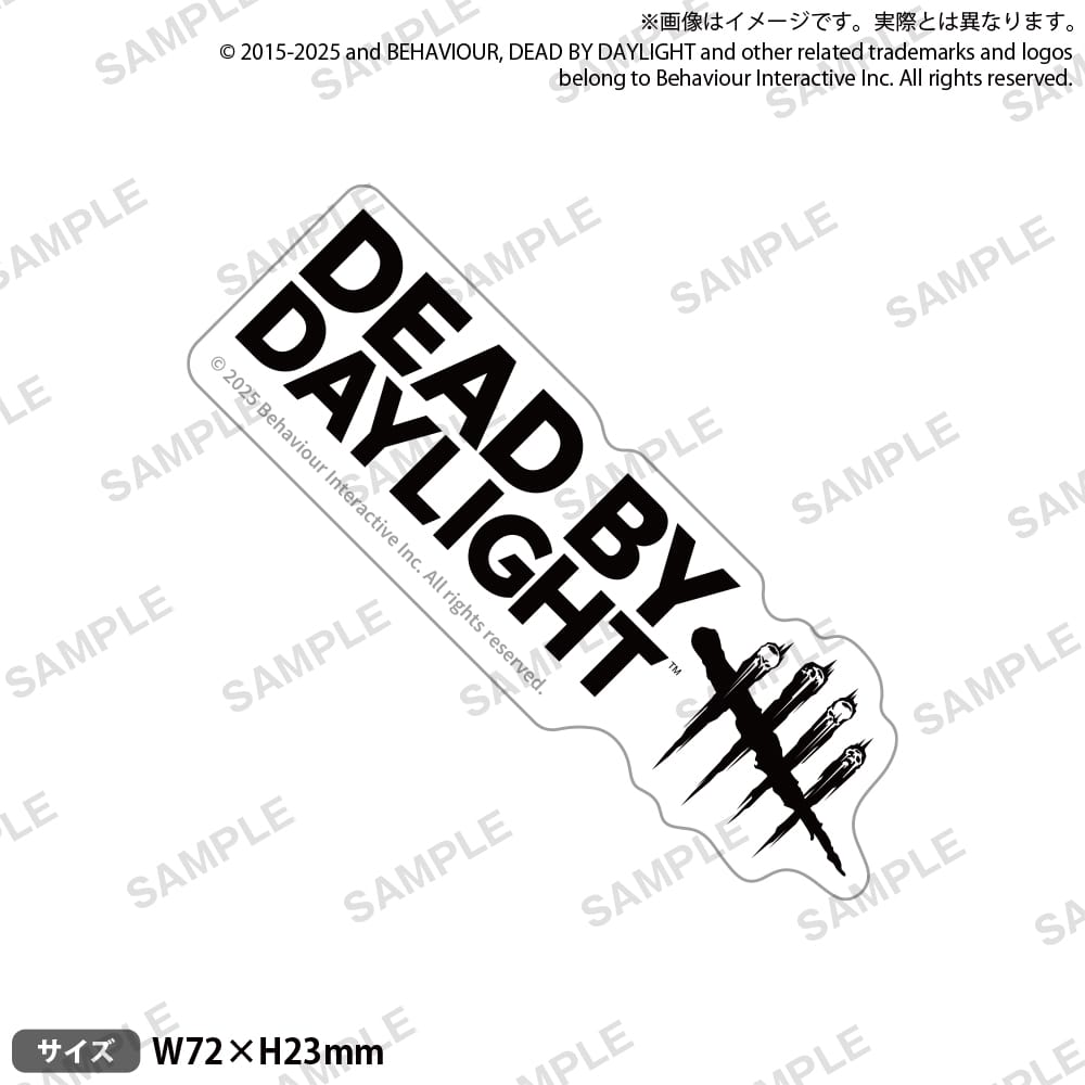 【Dead by Daylight】マット加工ステッカー ロゴB
