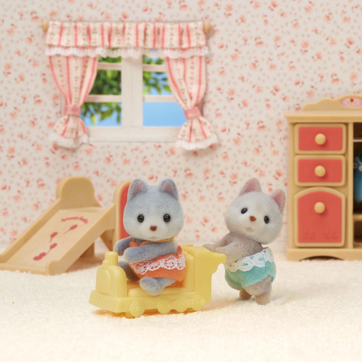 【シルバニアファミリー】ハスキーのふたごちゃん