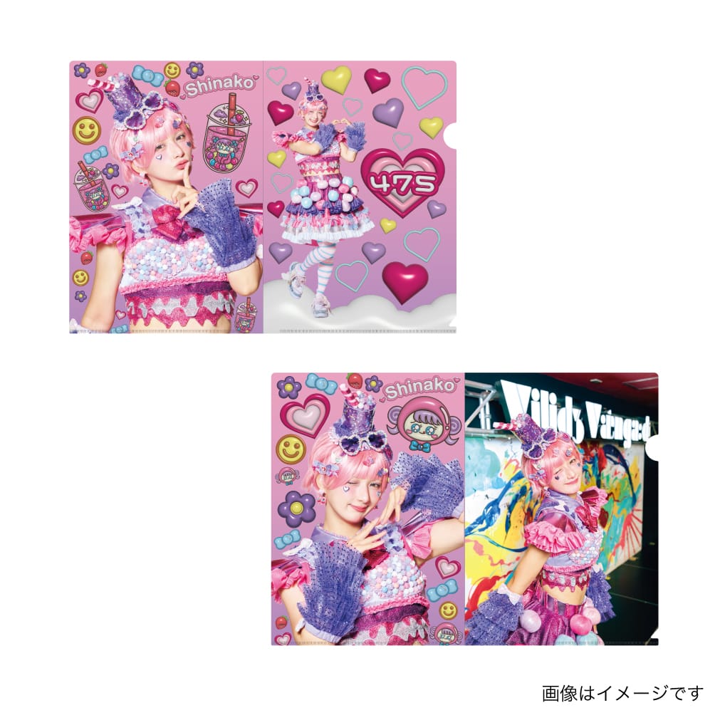 【しなこ】 タピきゅん475クリアファイル?2枚セット