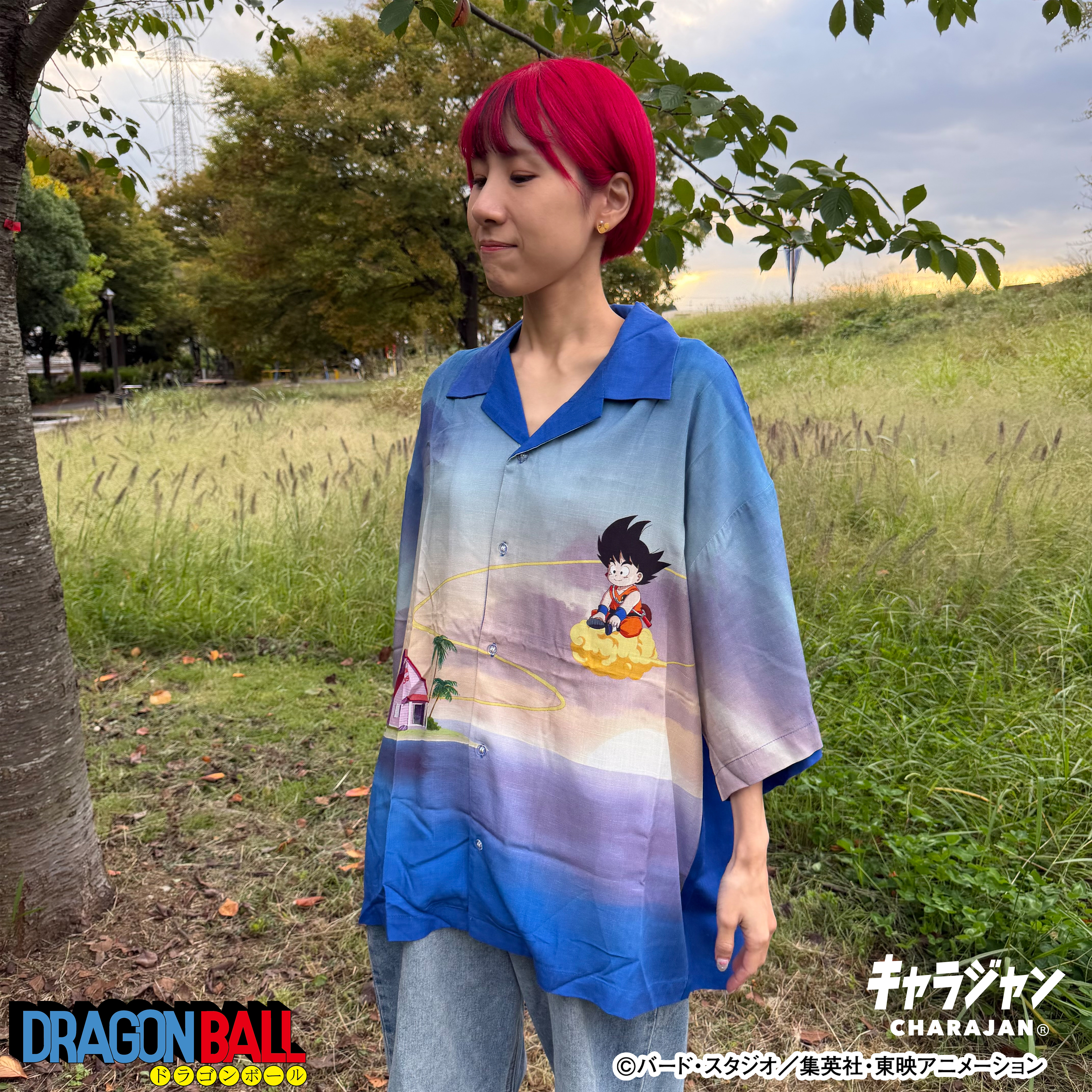 【ドラゴンボール】モーニングカメハウス アロハシャツ(LLサイズ)