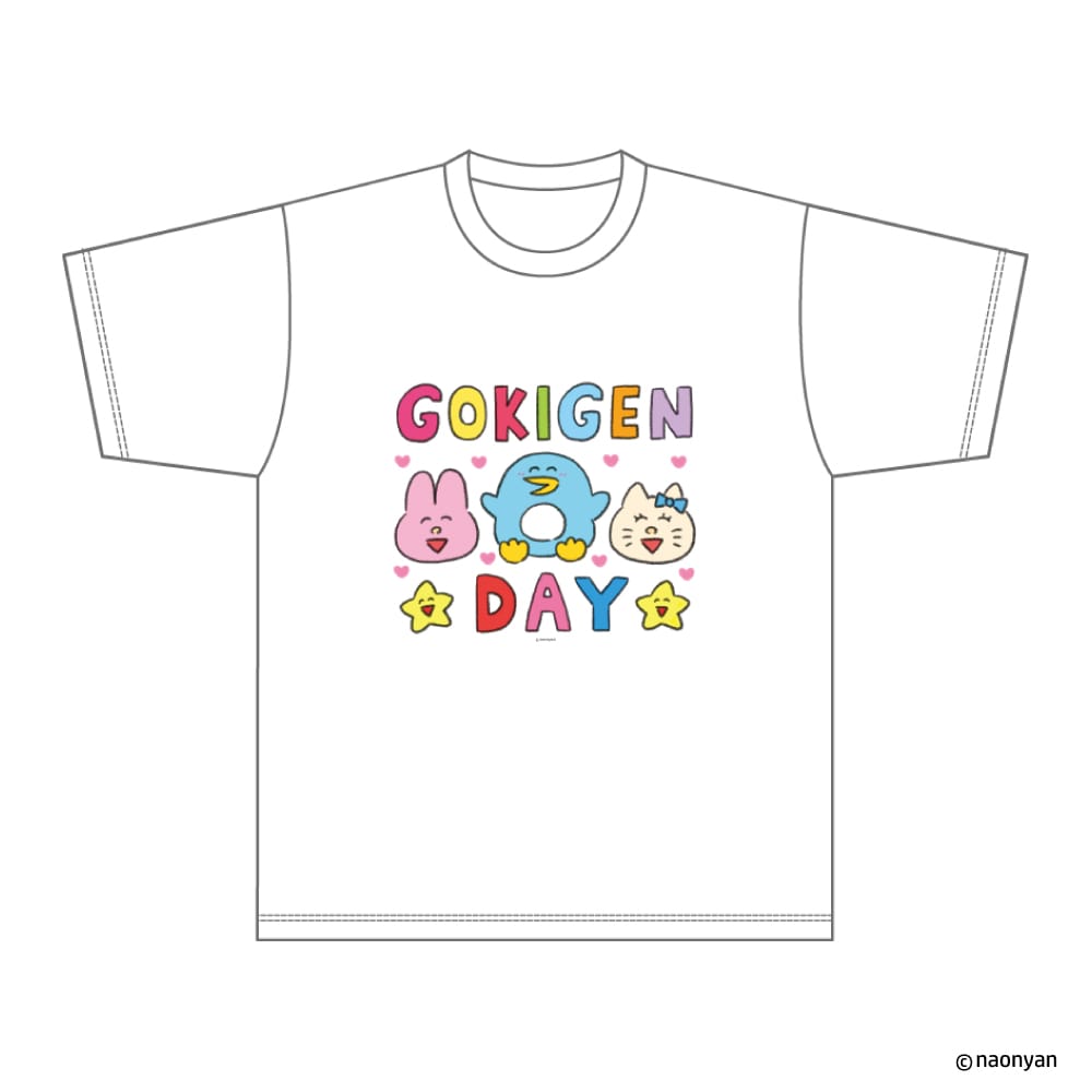 【なおにゃん】 Tシャツ  GOKIGEN DAY Lサイズ