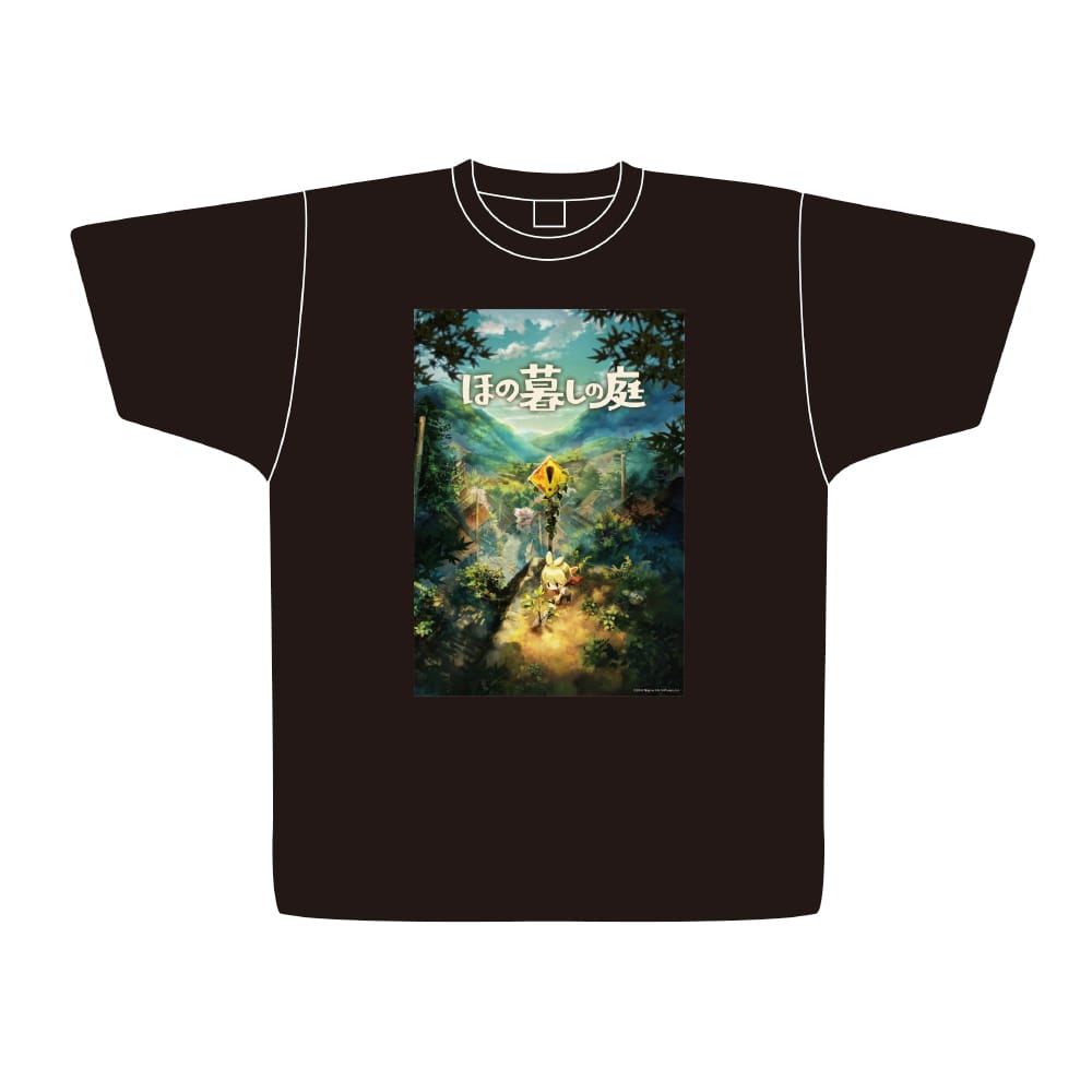 【ほの暮しの庭】 Tシャツ ほの暮しの庭 ブラック XLサイズ